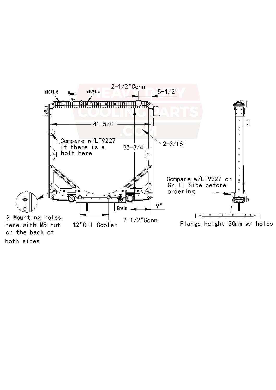Freightliner/Western Star Radiator 3089R - Rocky Mount Radiator & A/C