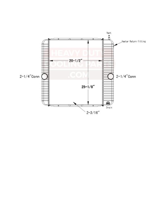 International / Navistar Radiator 4008R