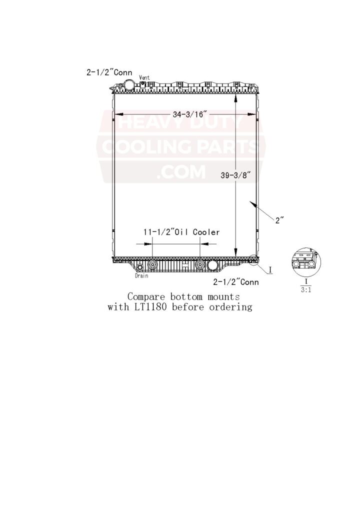 Mack / Volvo Radiator 7018R - Rocky Mount Radiator & A/C