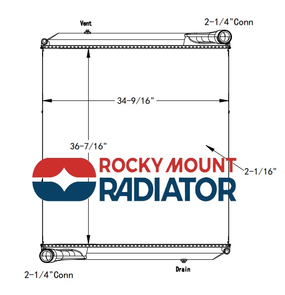 Autocar Radiator 9095R