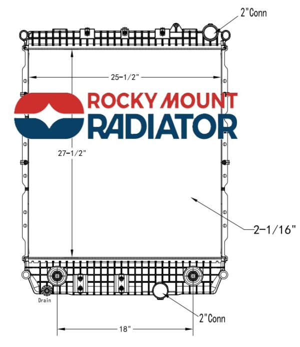 2255R Freightliner/Sterling Radiator/M2 - Rocky Mount Radiator & A/C