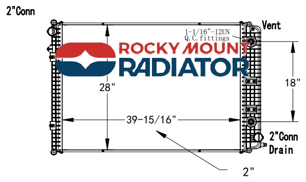30150R Freightliner 108SD Radiator