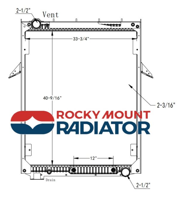 9053R Mack/Volvo Radiator - Rocky Mount Radiator & A/C