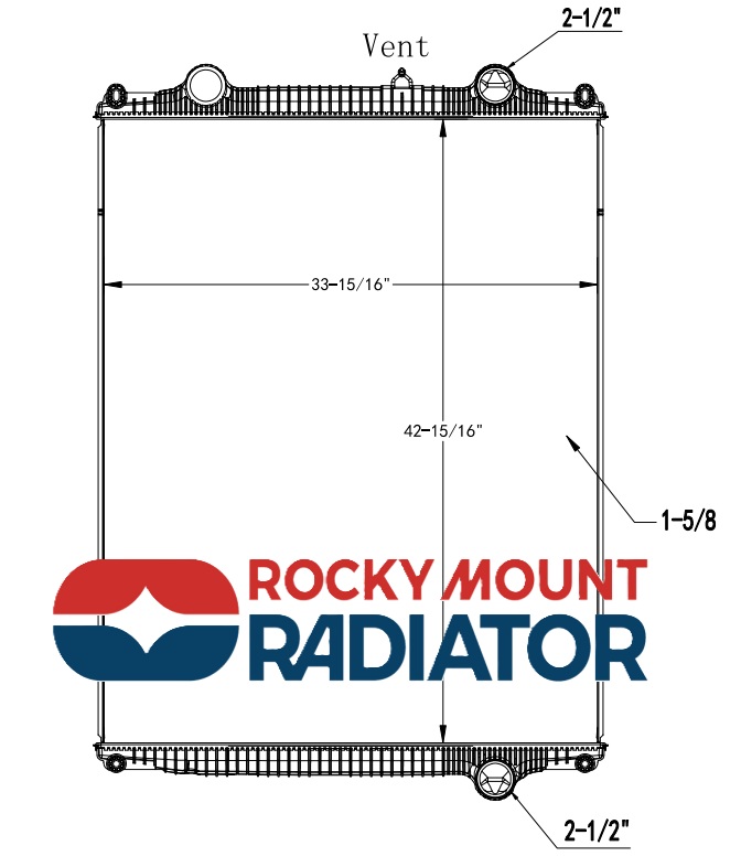 Kenworth T680 Radiator 60002R