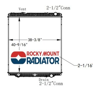 30167R Freightliner/Western Star Radiator