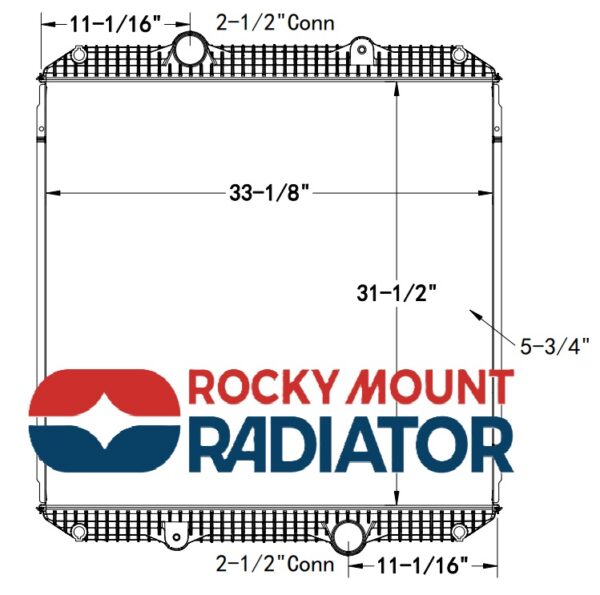 10133R Gillig Bus Radiator