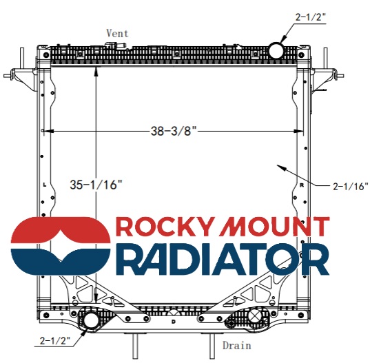 30135RWFC Freightliner/Western Star Radiator