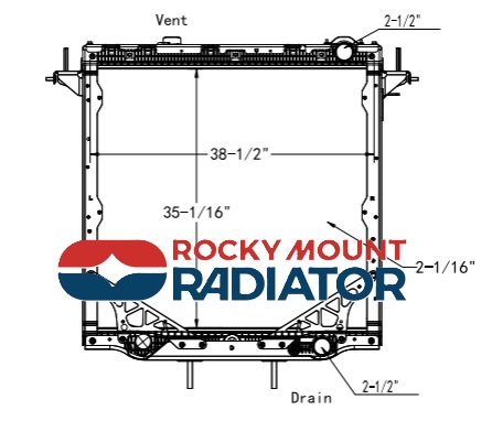 30135RWFD Freightliner/Western Star Radiator