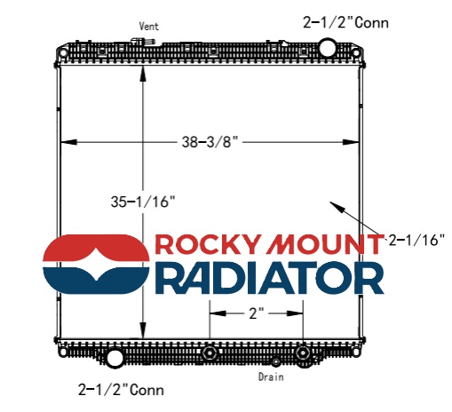 30741R Freightliner/Western Star Radiator