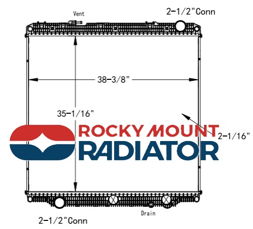 30135R Freightliner/Western Star Radiator