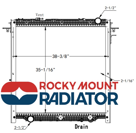 30135RWFB Freightliner/Western Star Radiator