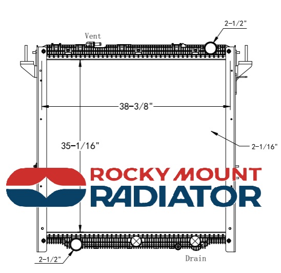 30135RWF Freightliner/Western Star Radiator