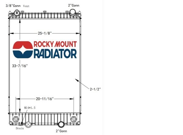40453R International/Navistar Radiator