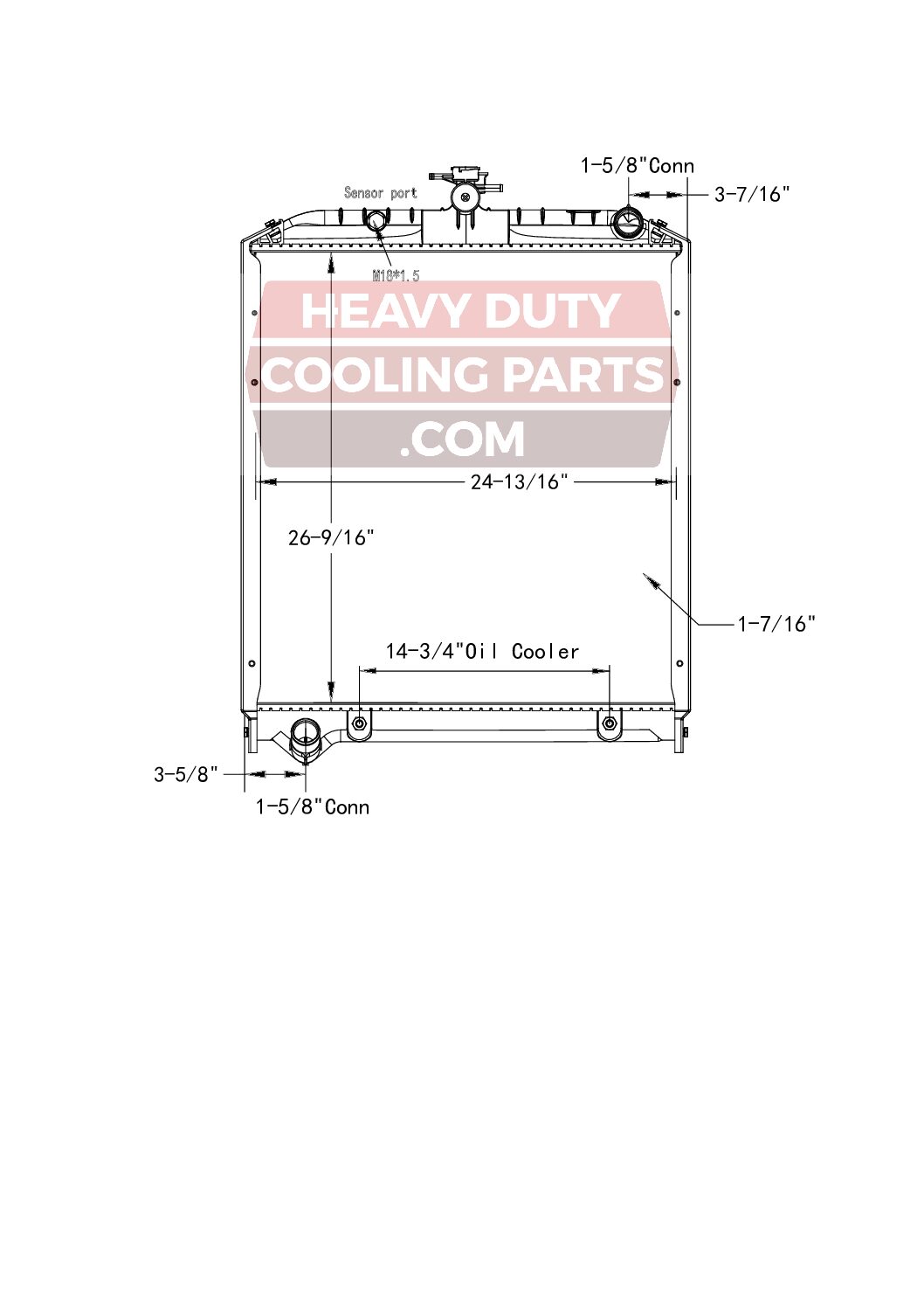 52235R Hino Radiator
