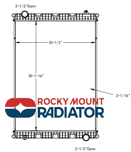 30160R Freightliner eCascadia Radiator (Electric)